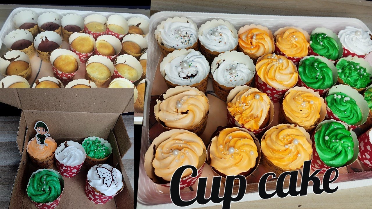 perfect Cup Cakes/different, different flavour How to make moist  Cupcakes Technique Tutorial whipc