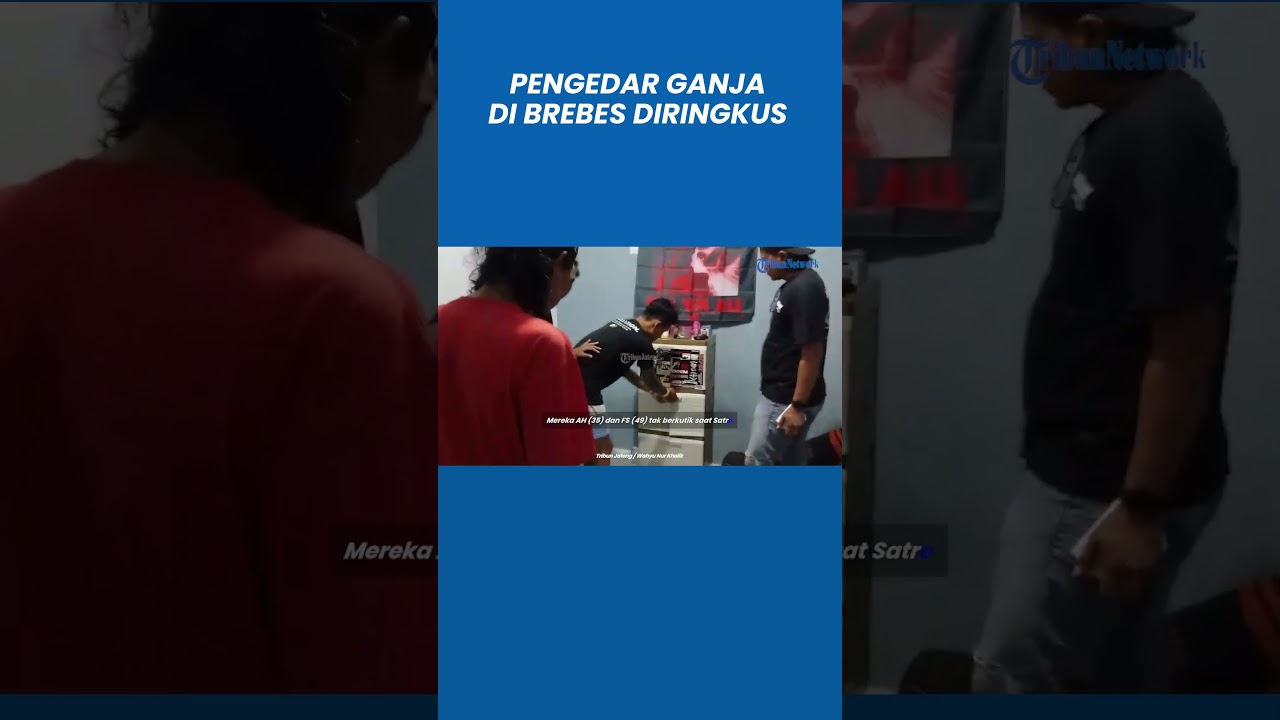 Detik-Detik Pengedar Ganja di Brebes Diringkus saat Sedang Tidur Pulas