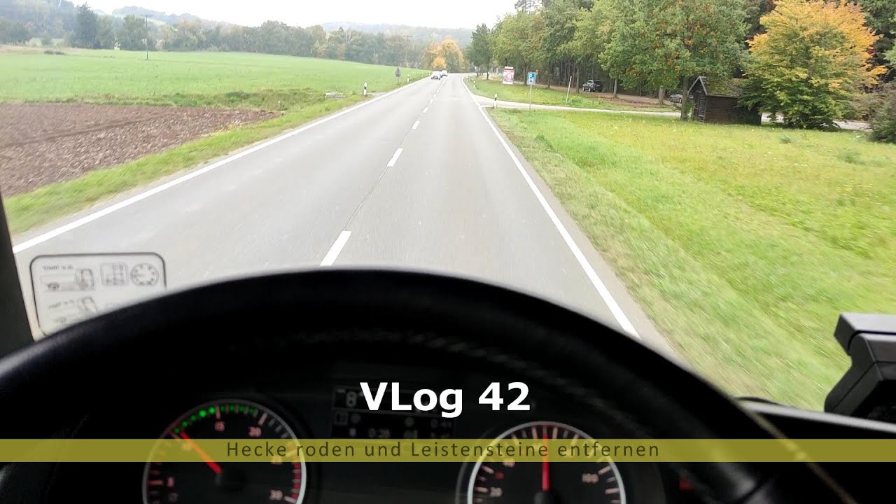 VLog 42 Hecke entfernen und Leistensteine entfernen mit JCB 19-1