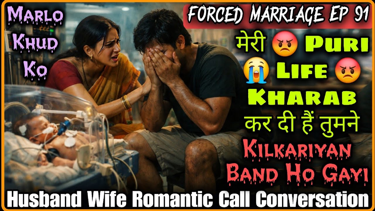 Kilkariyan Band Ho Gayi || Forced Marriage Ep 91 || Husband Wife Romantic Call Conversation