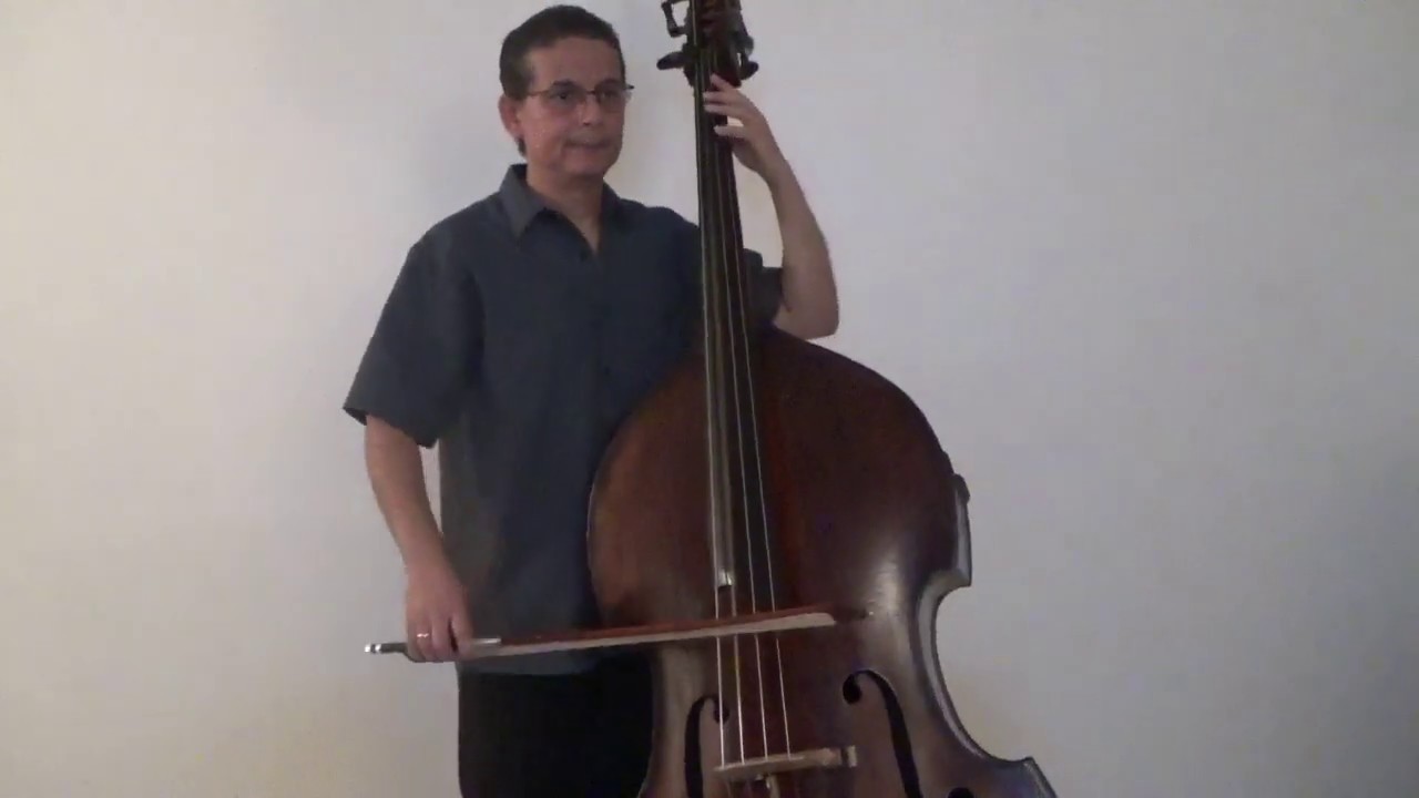 Double Bass Instruction -Basic Elements of Holding the Bass and Bow Arm Technique