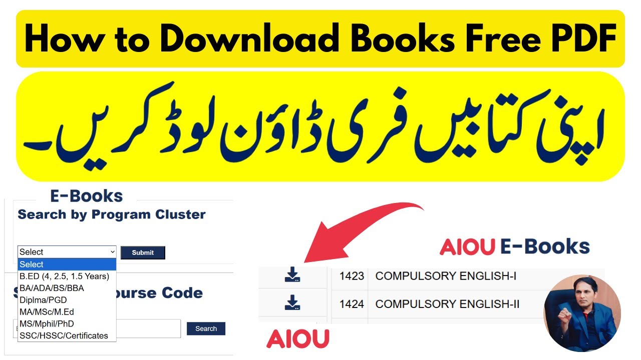 AIOU Books How to download PDF | AIOU Books Free PDF Download kirnay ka ...
