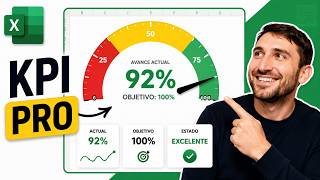 📊 Cómo Crear un GRÁFICO DE VELOCÍMETRO en Excel | Dashboard Profesional