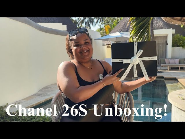 Chanel 26S Handbag Unboxing…..from the Maldives! 🏝️ - YouTube