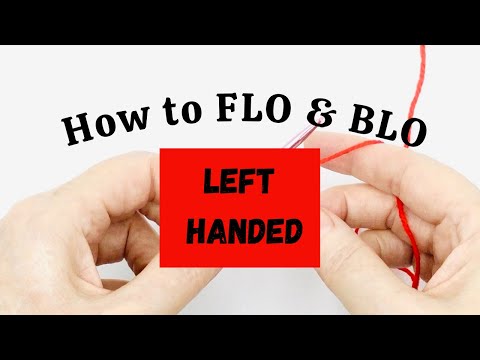 Crochet/Amigurumi Basics : How to FLO and BLO - Left Handed - Drews Crochet