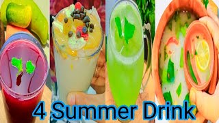 Summer Drinks 4 Recipe//banana kelly EG summer drinks// 4recipe 👍