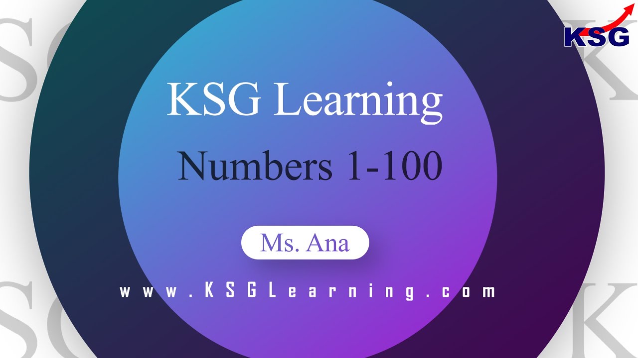 Let's Learn "Number 1 - 100" by Ms Ana 