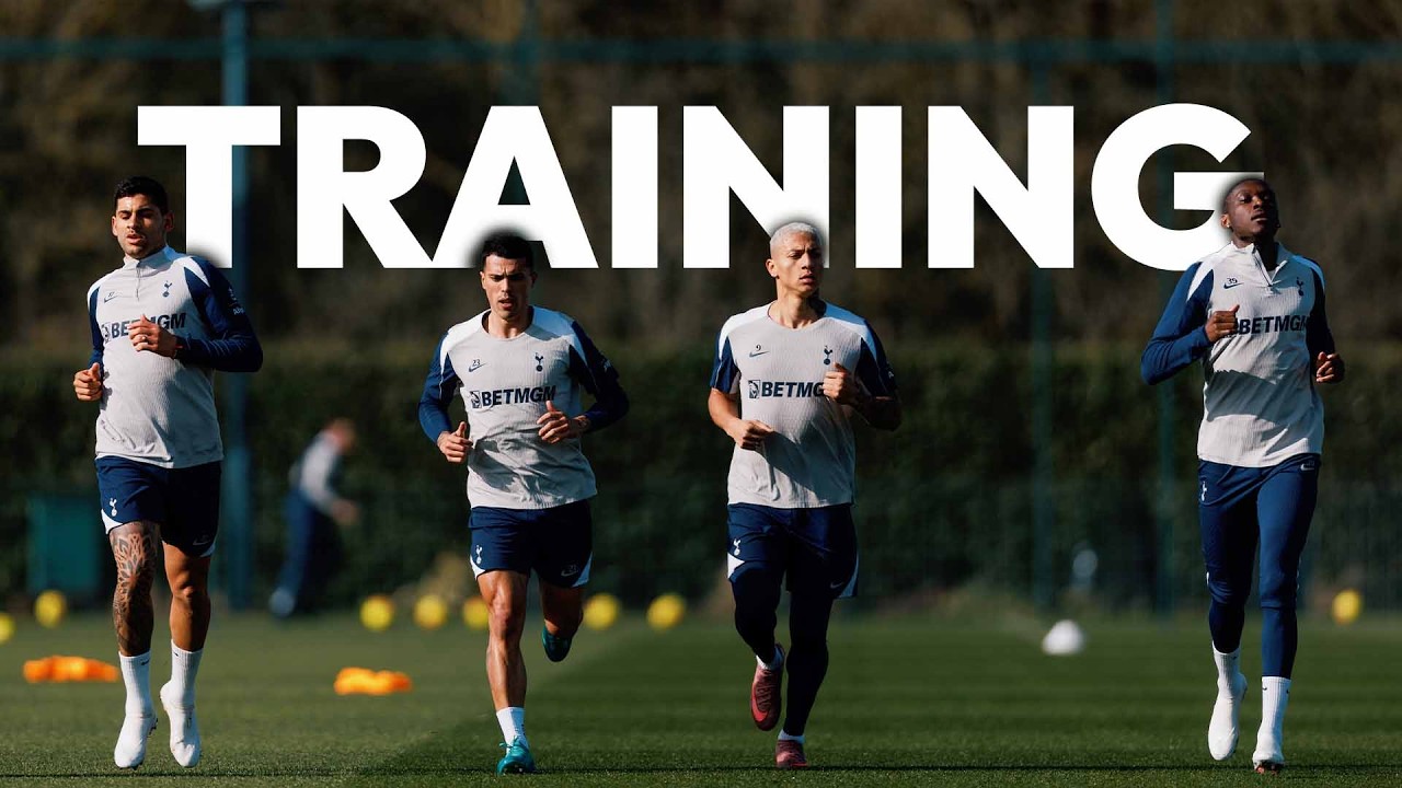 Behind the scenes at Spurs training ahead of Fulham!
