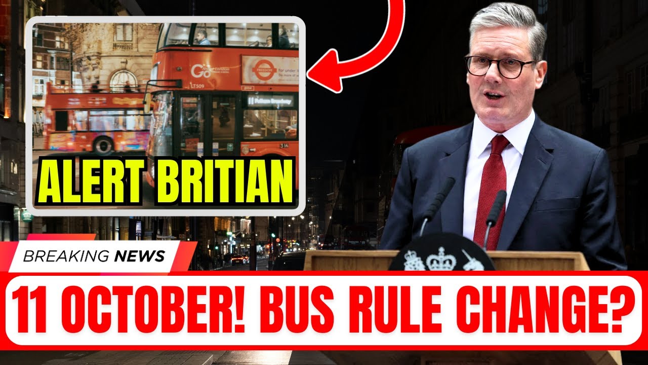 UK Bus Pass Rules CHANGE from 11th October 2025 – Check it Before Travel!