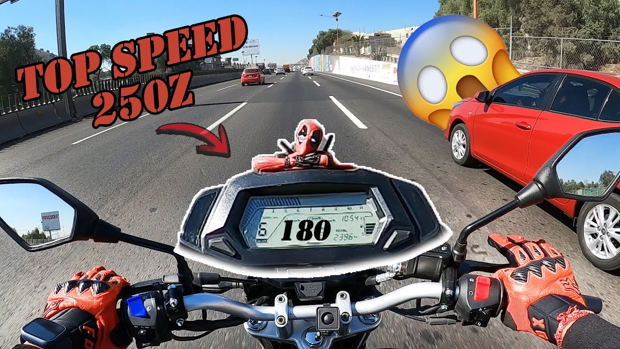 TOP SPEED de la ITALIKA 250Z 2024 ¿Buena velocidad final? | AquaBiker