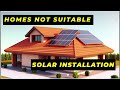 Homes which are not Suitable for Solar Rooftop Installation | Google project sunroof