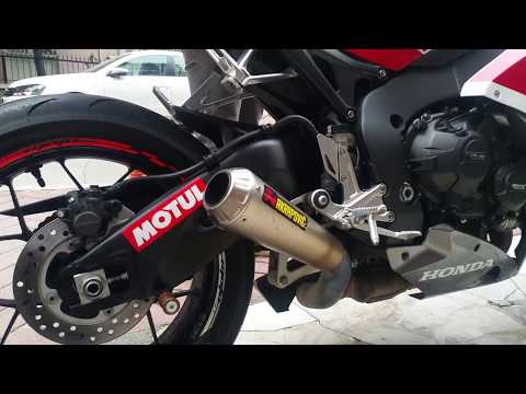 Honda CBR 1000 RR Çalıştırma Akrapovic Egzoz