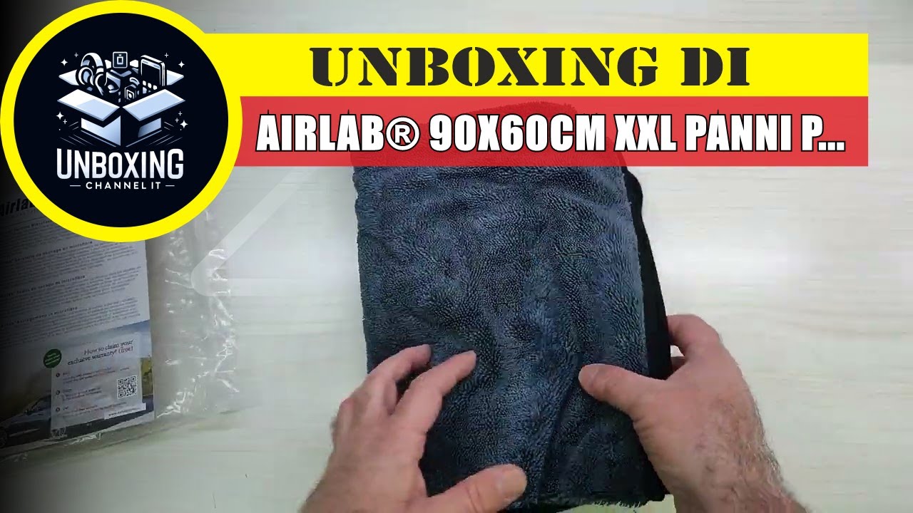 Airlab® 90x60cm XXL Panni Professionale Efficiente Asciugatura per Auto Moto Microfibra