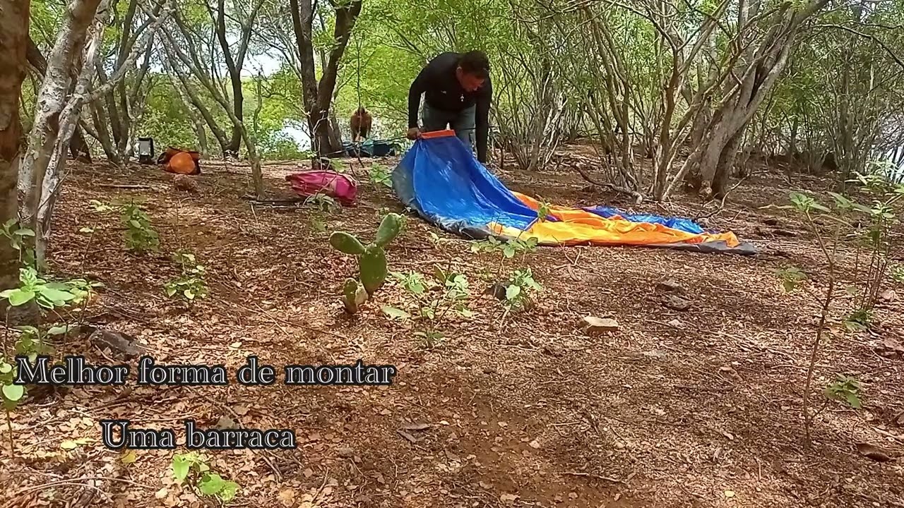 Melhor forma de montar uma barraca 