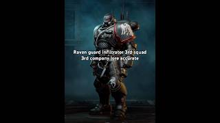 Lore Accurate Raven Guard is TERRIFYING 🦅 #shorts