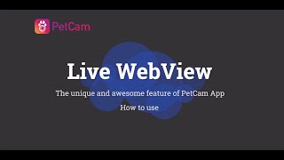 PetCam App - Live WebView screenshot 1