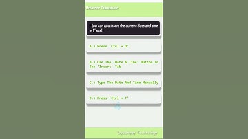 Excel Mcq 23 | Excel Mcq |  #shorts |#reels |#viral |#upadhyay_technology