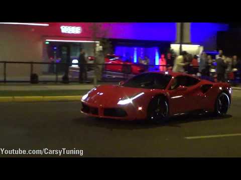 Ferrari Maserati Santiago Opening - 488 Novitec, Huracan, Cali T, 458 and more!