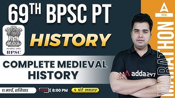 Complete Medieval History For  69th BPSC Classes By Vikram Sir