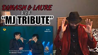 DIMASH & LAURE “MJ TRIBUTE” The Singer 2017 | REACTION