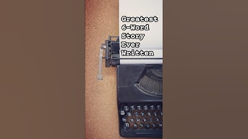 Greatest Six-Word Short Story Ever Written #hemingway #shortstory #shorts #writer #sixwordstory