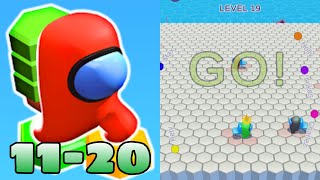 Coloring Guys io: Run and Paint Game Offline - Level 11-20 ❥ screenshot 2