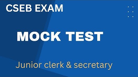 |CSEB EXAM MOCK TEST | ACCOUNTANCY| COOPERATION | BANKING| #csebexam