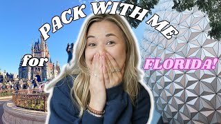 PACK WITH ME FOR VACATION | I'm going to Disney World!