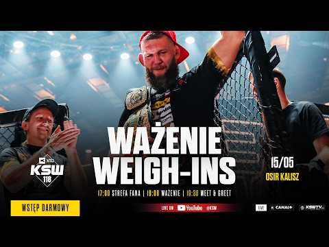 KSW: Ważenie i Strefa Fana przed XTB KSW 118 w Kaliszu [KUBERSKI, MICHALSKI,CZYŻEWSKA, SMAJIĆ]