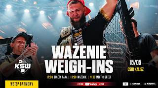 KSW: Ważenie i Strefa Fana przed XTB KSW 118 w Kaliszu [KUBERSKI, MICHALSKI,CZYŻEWSKA, SMAJIĆ]