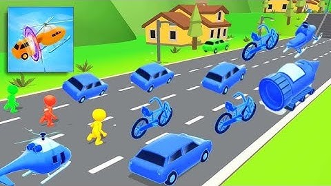 Shape shifting 🏃‍♂️🚗🚲🚦All Levels Gameplay Walkthrough Android,ios Max Level Ep