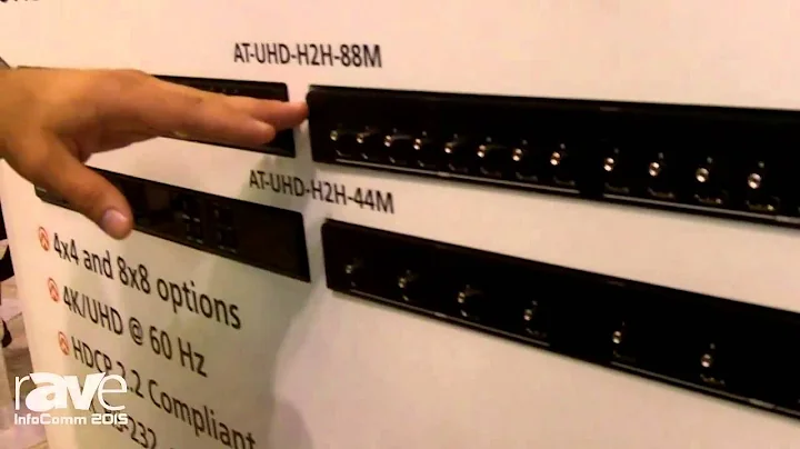 InfoComm 2015: Atlona Details UHD-H2H HDMI Matrix Switchers