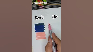 how to blend brush pens | blending brush pen #shorts #youtuber #art #viral #blending #video #drawing