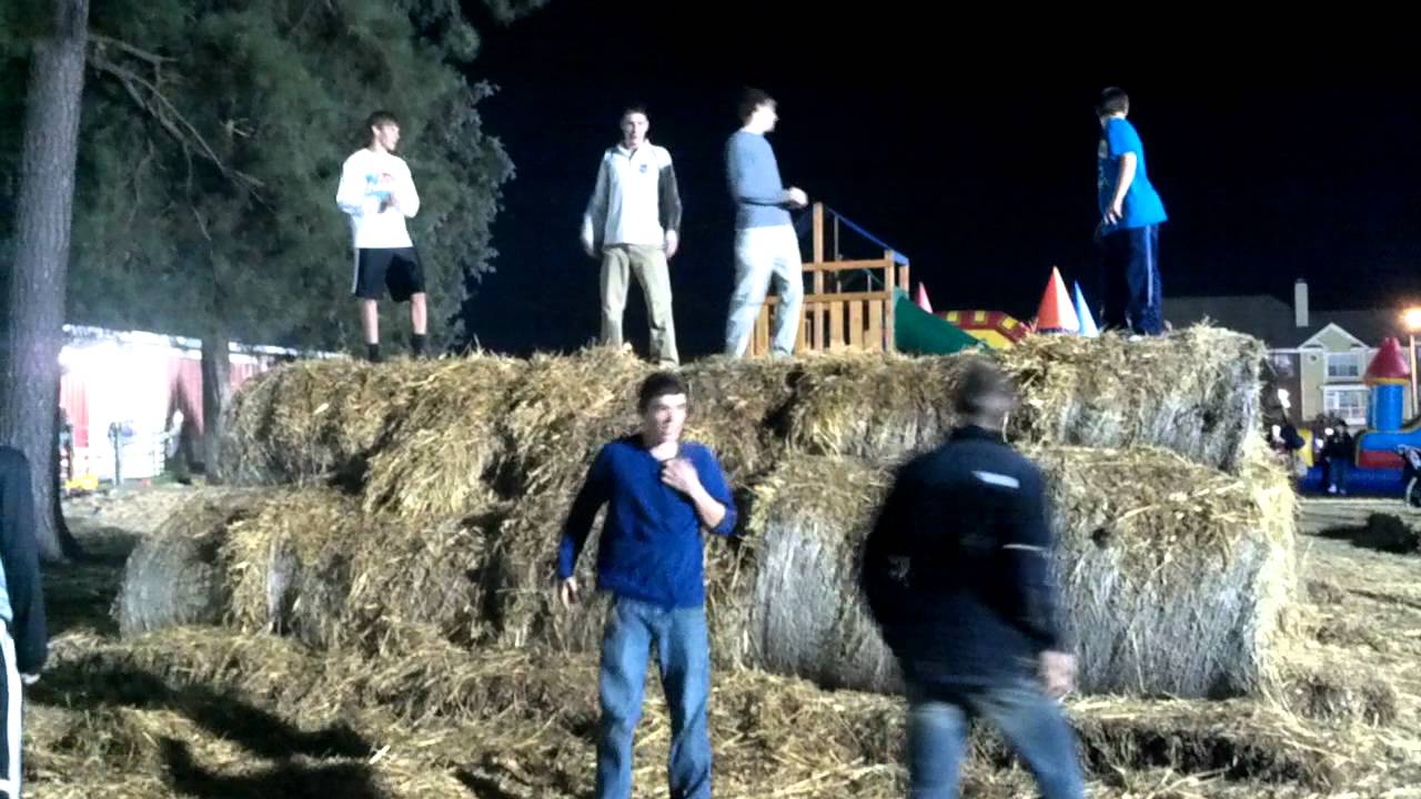 let's throw each other off hay bales YouTube
