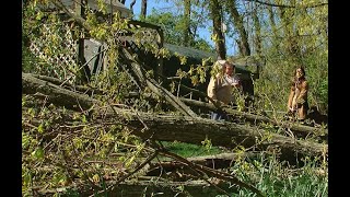 Tri-State residents cleaning up after storms