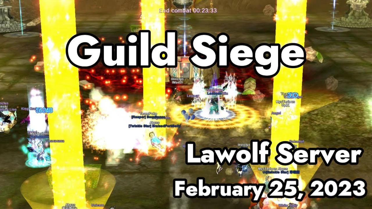 Guild Siege (Lawolf Server) February 25, 2023 | Flyff