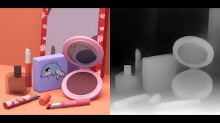 Depth Map with python & vtk package