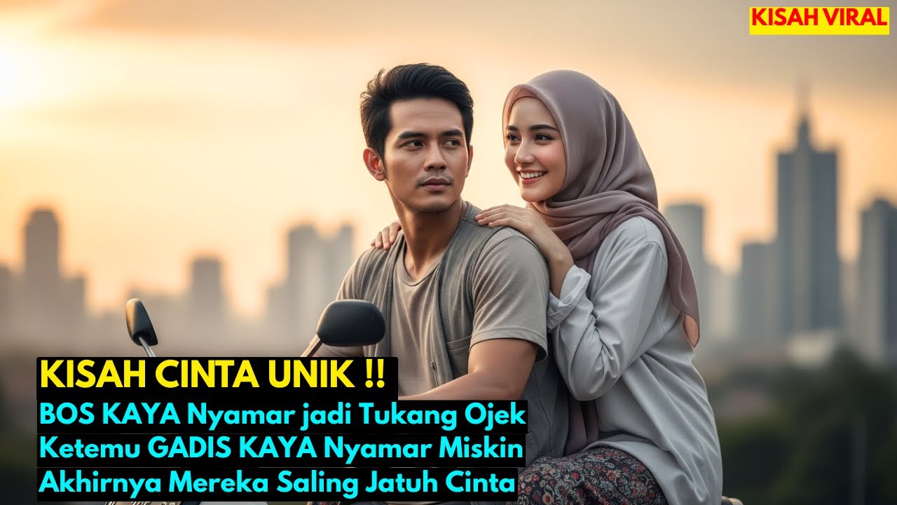 BOS KAYA Nyamar jadi Tukang Ojek, Ketemu GADIS KAYA Nyamar Miskin, Akhirnya Saling Jatuh Cinta