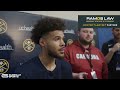 PLAYOFF PRACTICE EXCLUSIVE: Cam Johnson says he DOES NOT CARE about Jaden McDaniels' comments