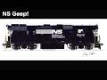 Draw & Discuss Norfolk Southern GP38-2 #5209 Locomotive with Andy