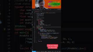 Aprendendo algoritmos de forma definitiva: structs e enum em linguagem C. #shortvideos #shors