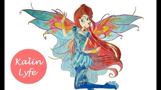 Bloom Bloomix Winx Club Drawing Ep74