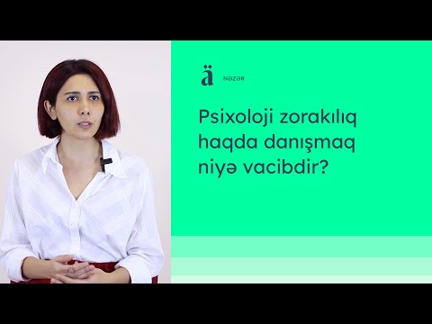 Video: Başqası üçün Zorakılıq, Fərqli Olmaq çətindirmi?