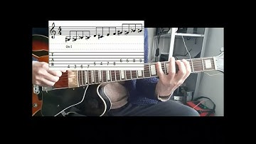 Alternating Inverted 2nds in G Diminished Scale Lick (with tabs) - DP