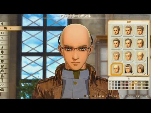 Attack on Titan 2 Game: Creating and Customizing a New Character From the Start Gameplay