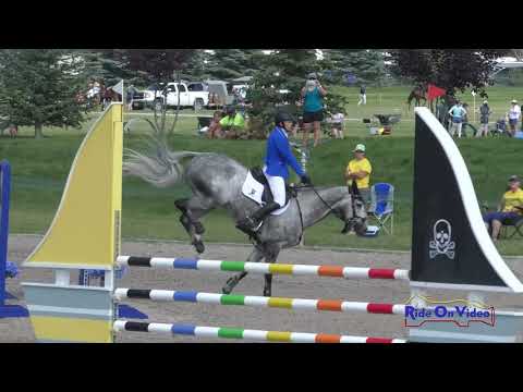 horseshoe bend 119S Kim Wendel on Happily Twisted Intermediate Show Jumping Rebecca Farm July 2019