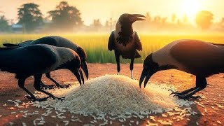 30 May 2024 | NATURE WITH ASMR (crows eating seeds sound)