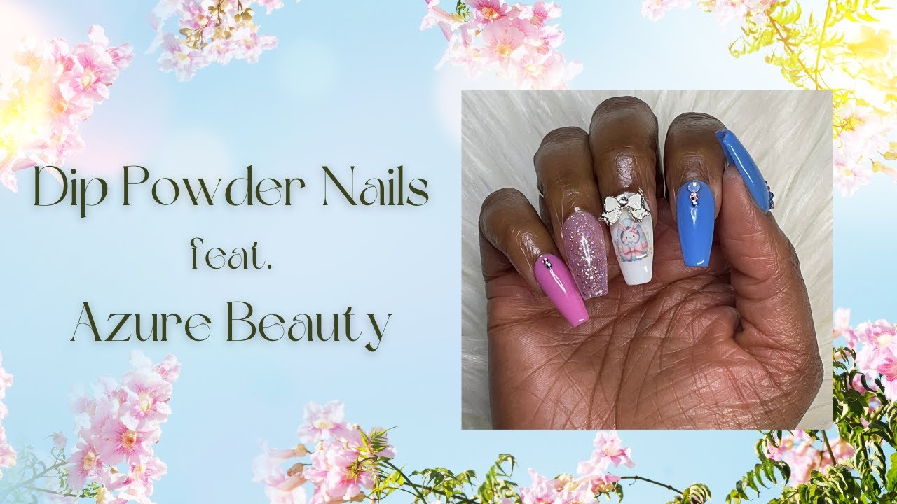DIY Dip NailsAzure Beauty Dip Powder YouTube