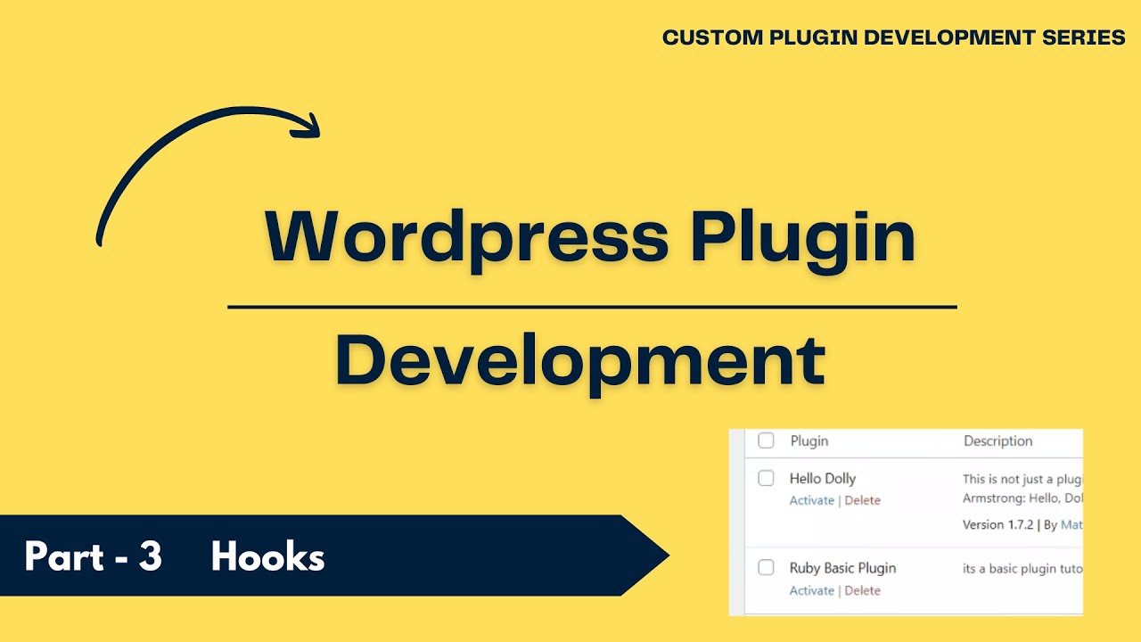 WordPress Hooks: Action, Filter, and Custom Hooks | wordpress plugin development