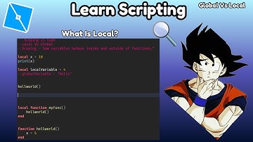 Scoping! (Local/Global) (Roblox Scripting Tutorial Series)